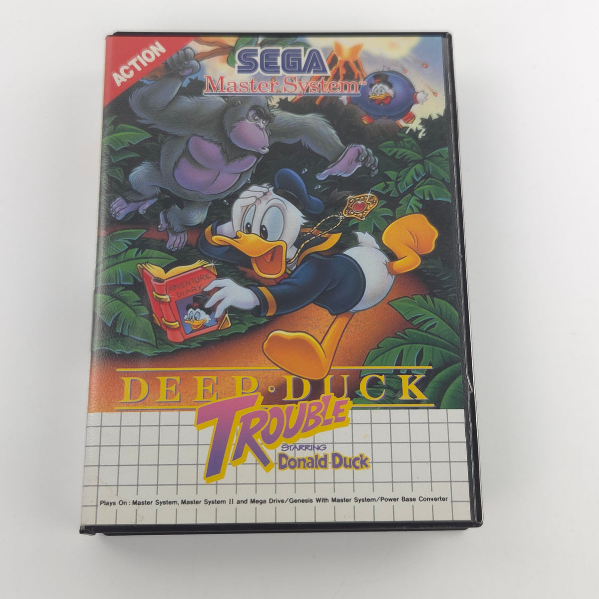 Sega Master System Spiel Deep Duck Trouble Donald Duck OVP