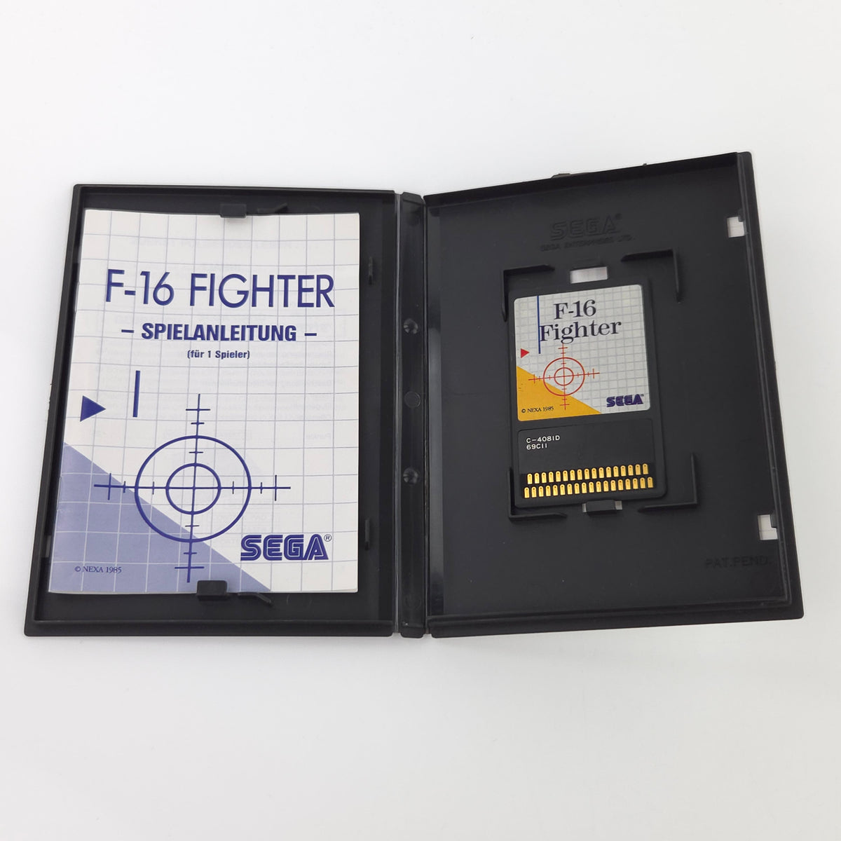 Master System Spiel F-16 Fighter The Sega Card MS OVP PAL