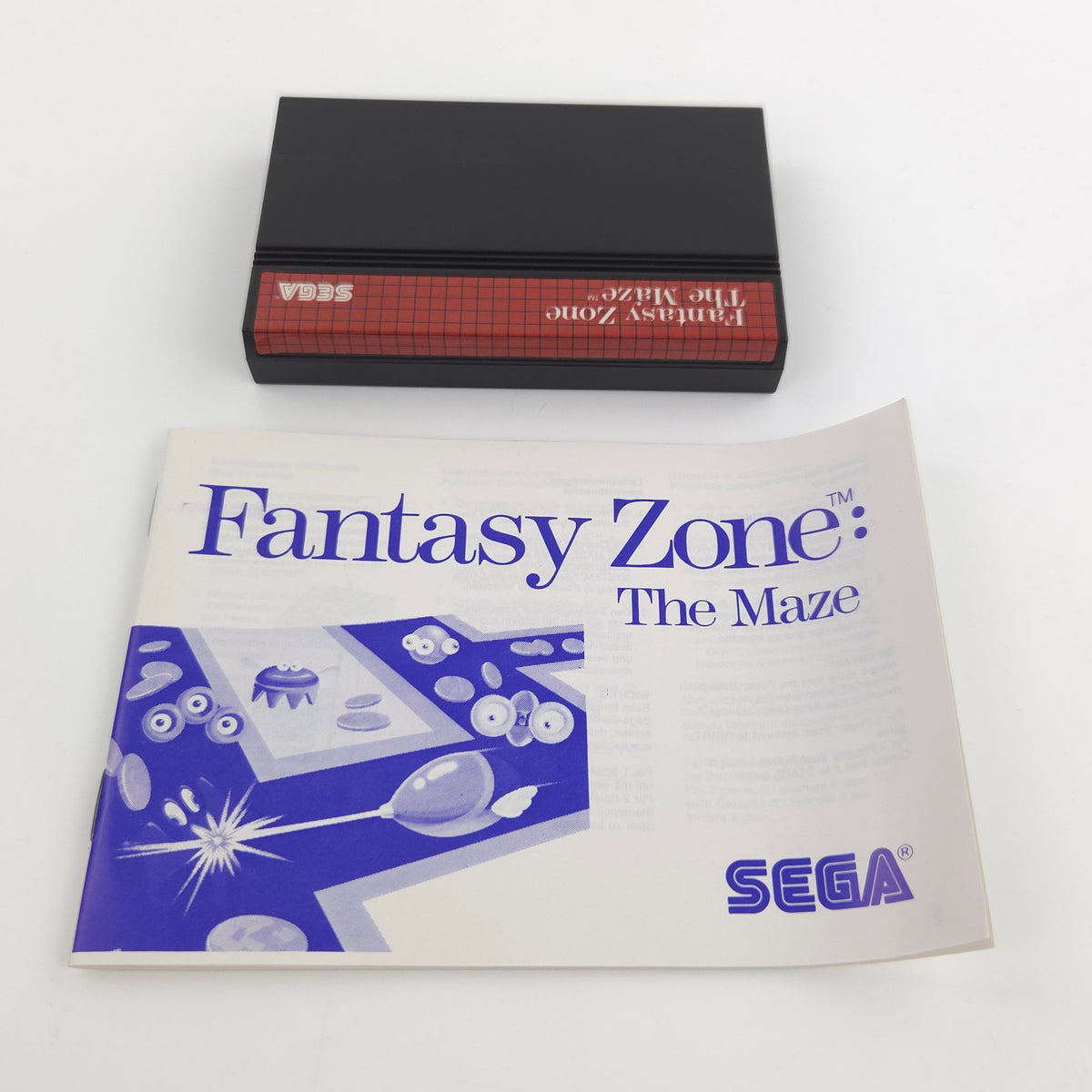 Sega Master System Spiel Fantasy Zone The Maze OVP PAL