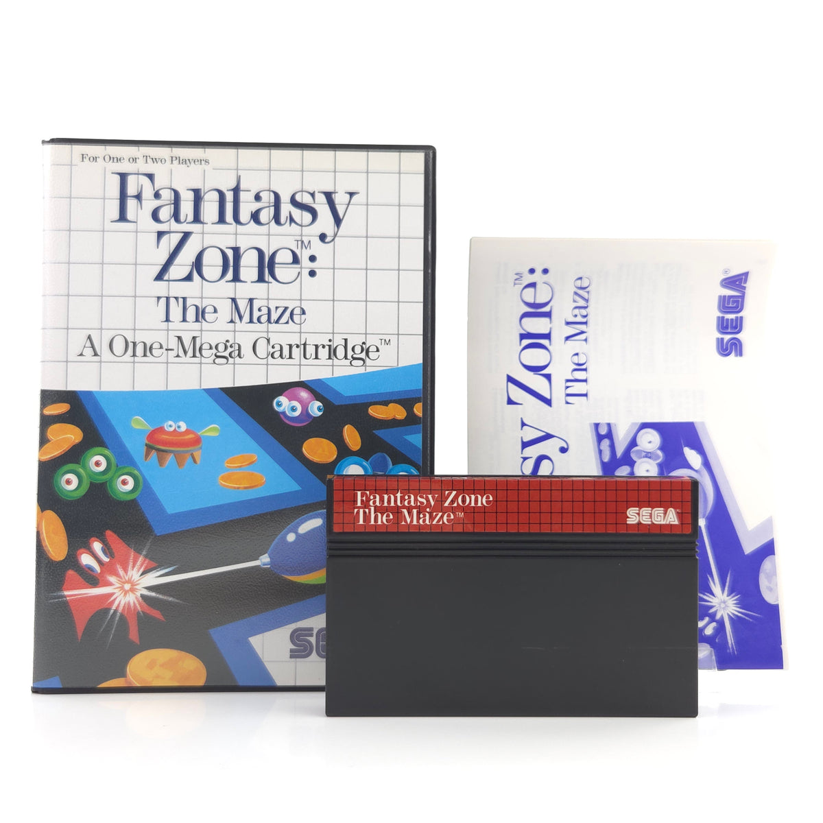 Sega Master System Spiel Fantasy Zone The Maze OVP PAL