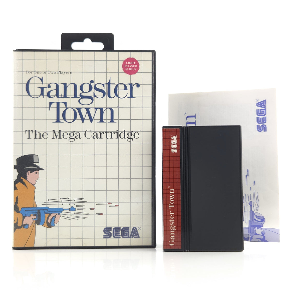 Master System Spiel Gangster Town MS OVP CIB PAL EUR