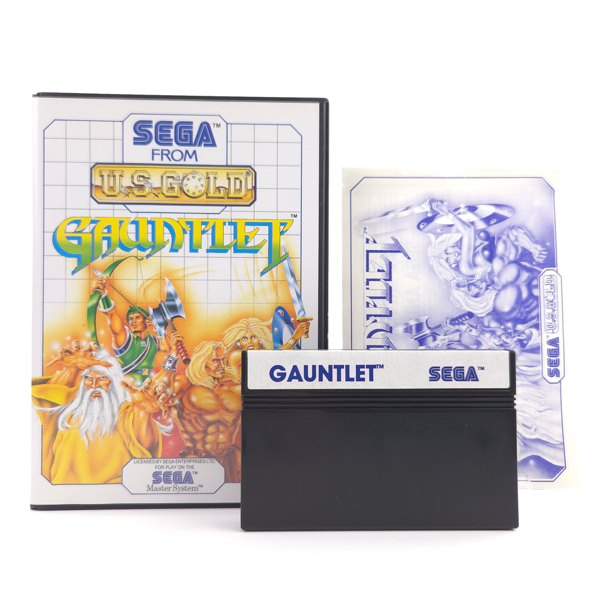 Sega Master System Spiel Gauntlet MS Modul OVP PAL 1990