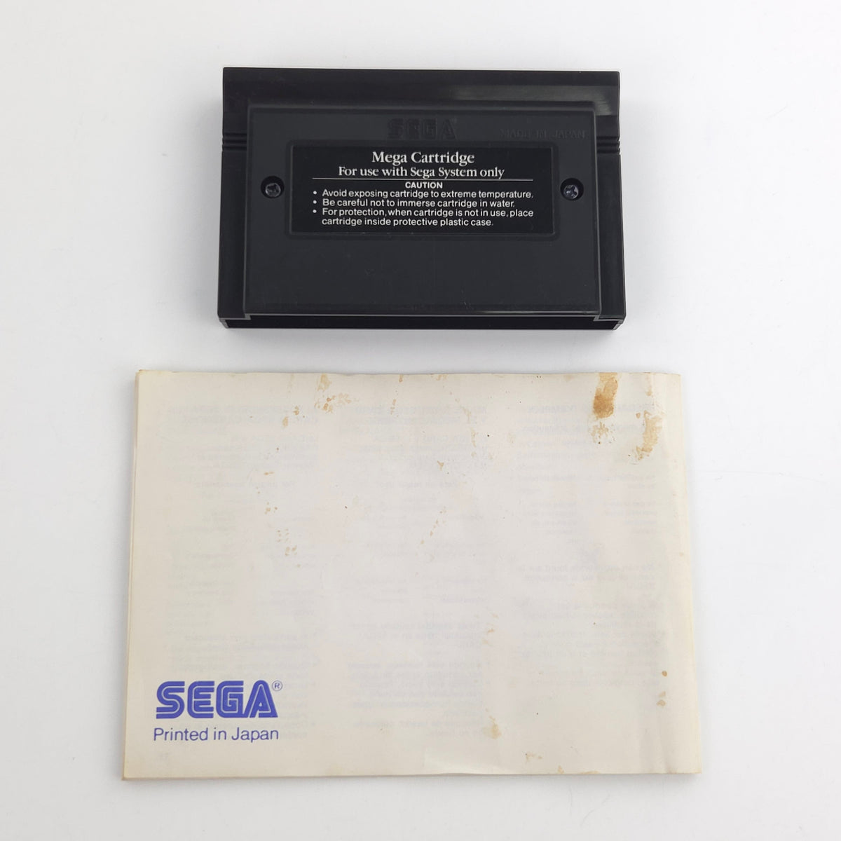 Sega Master System Spiel Global Defense OVP PAL 1988
