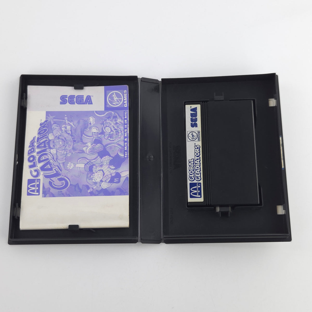 Master System Spiel Global Gladiators OVP PAL EUR Modul