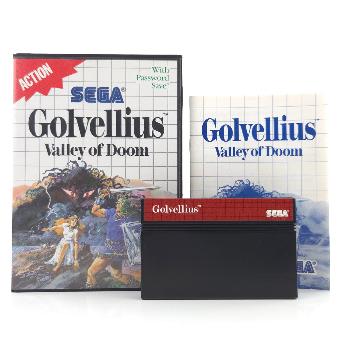 Sega Master System Spiel – Golvellius Valley of Doom OVP