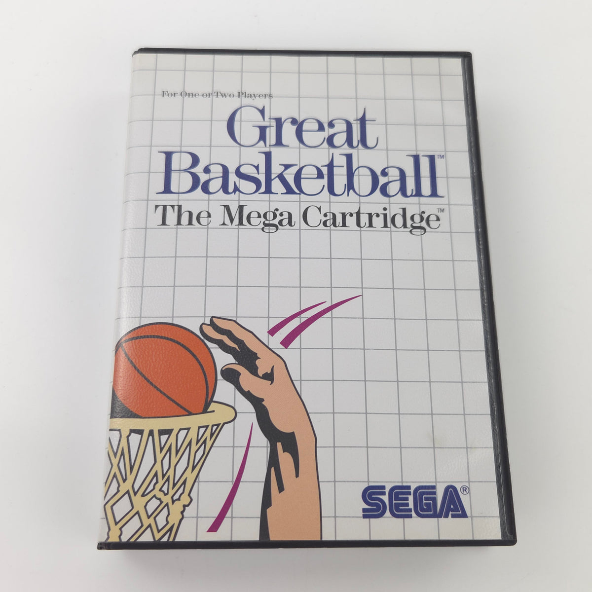 Sega Master System Spiel Great Basketball OVP PAL EUR