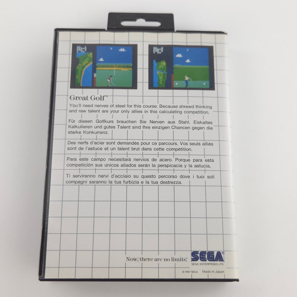 Sega Master System Spiel Great Golf MS Modul OVP PAL EUR