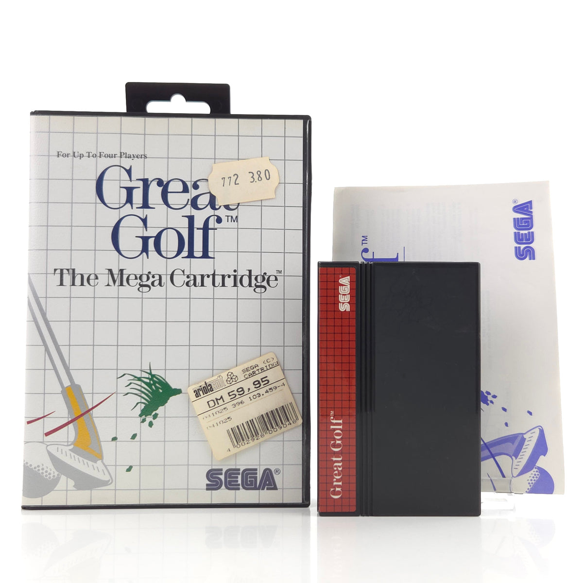 Sega Master System Spiel Great Golf MS Modul OVP PAL EUR