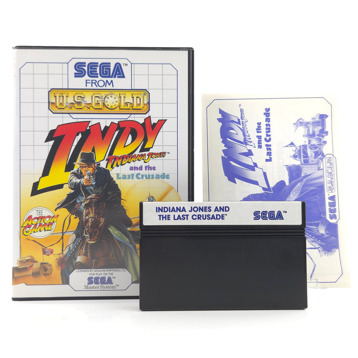 Sega Master System Spiel Indiana Jones Last Crusade PAL