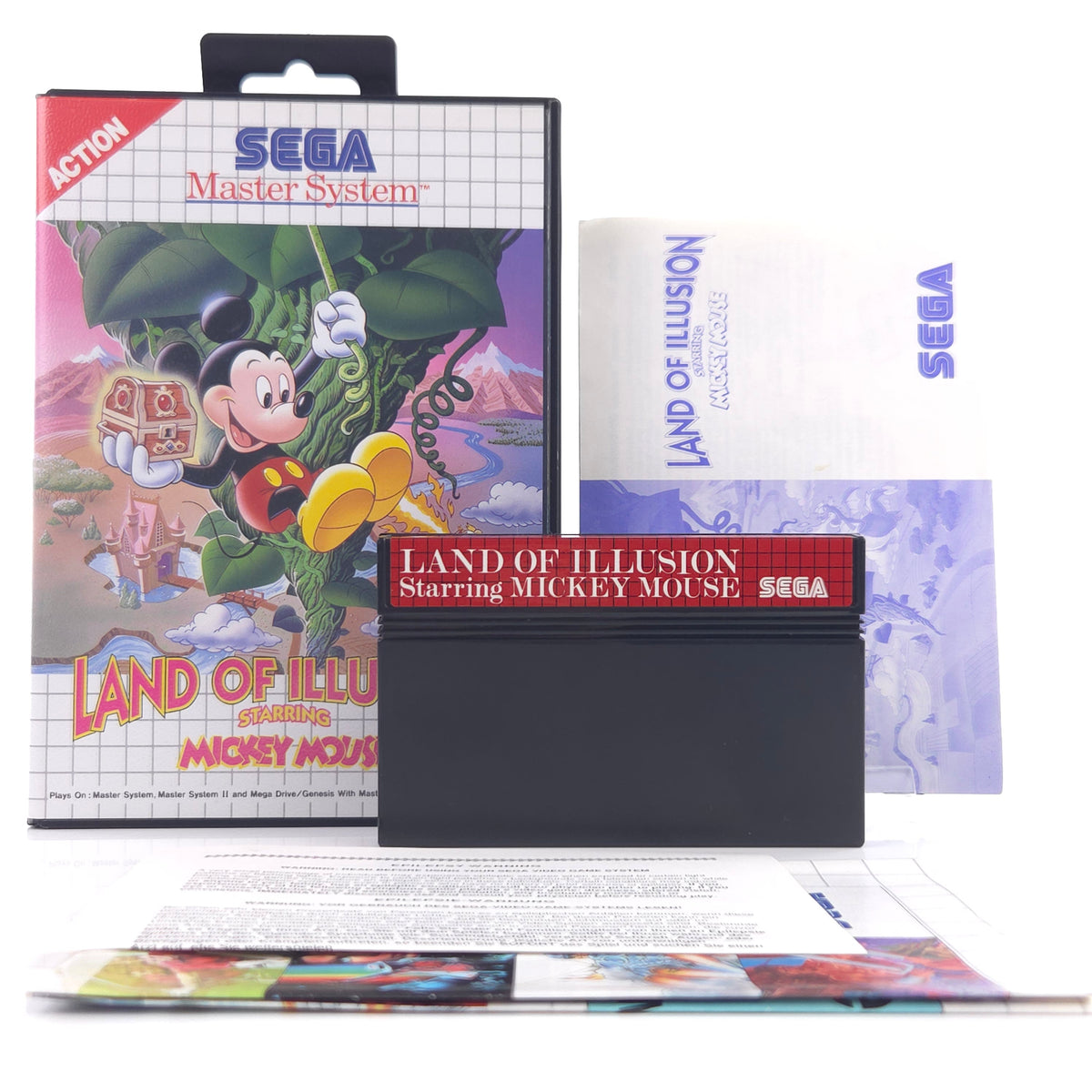 Sega Master System Spiel Land of Illusion Mickey OVP PAL