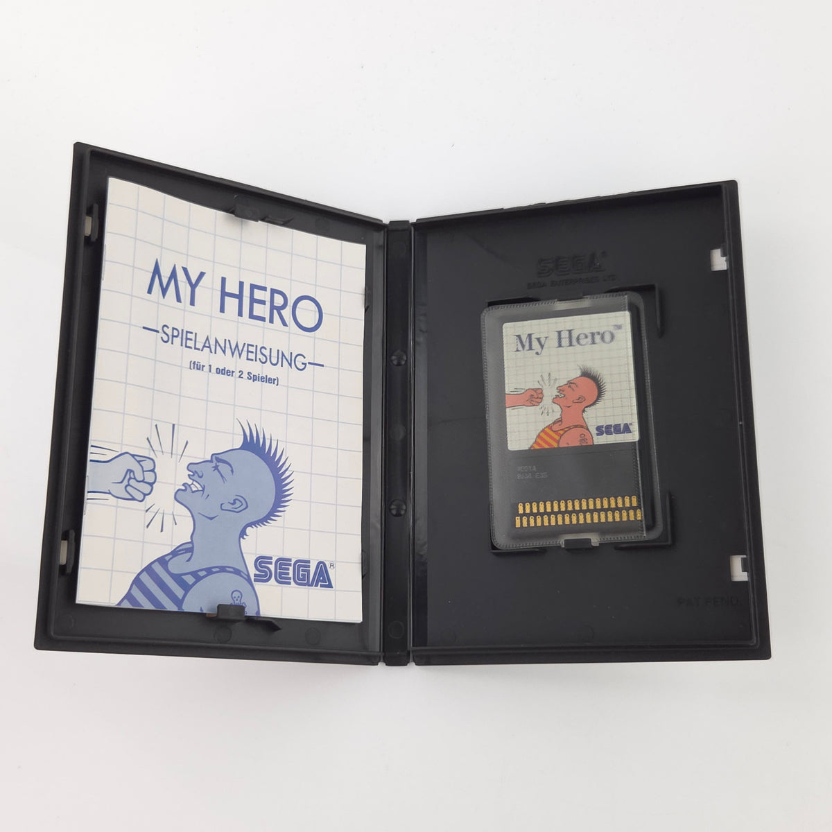 Master System Spiel My Hero The Sega Card MS OVP PAL