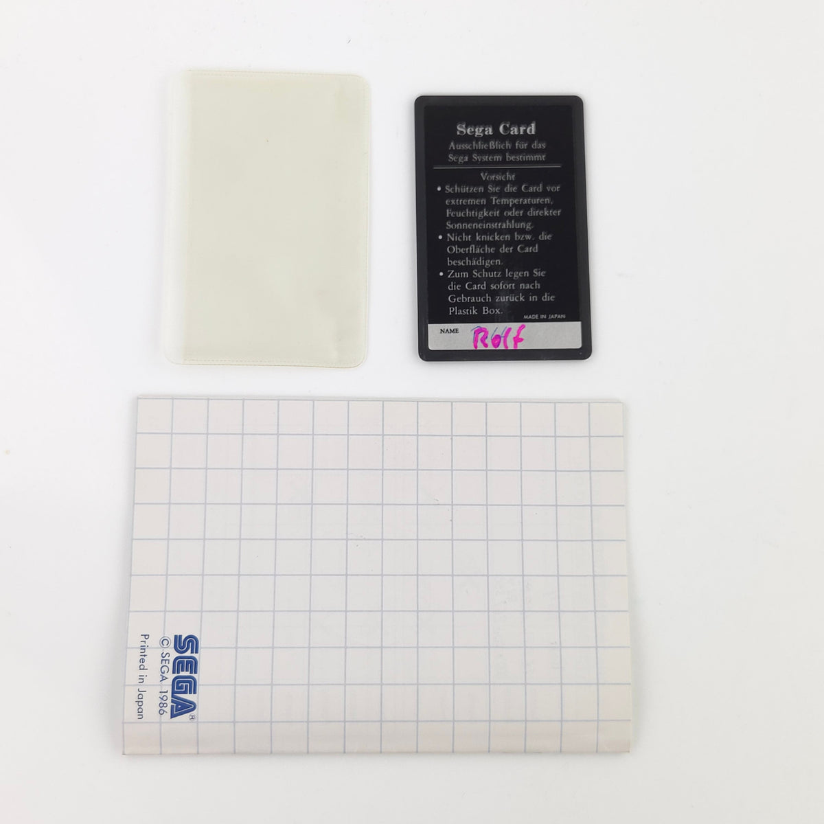Master System Spiel My Hero The Sega Card MS OVP PAL
