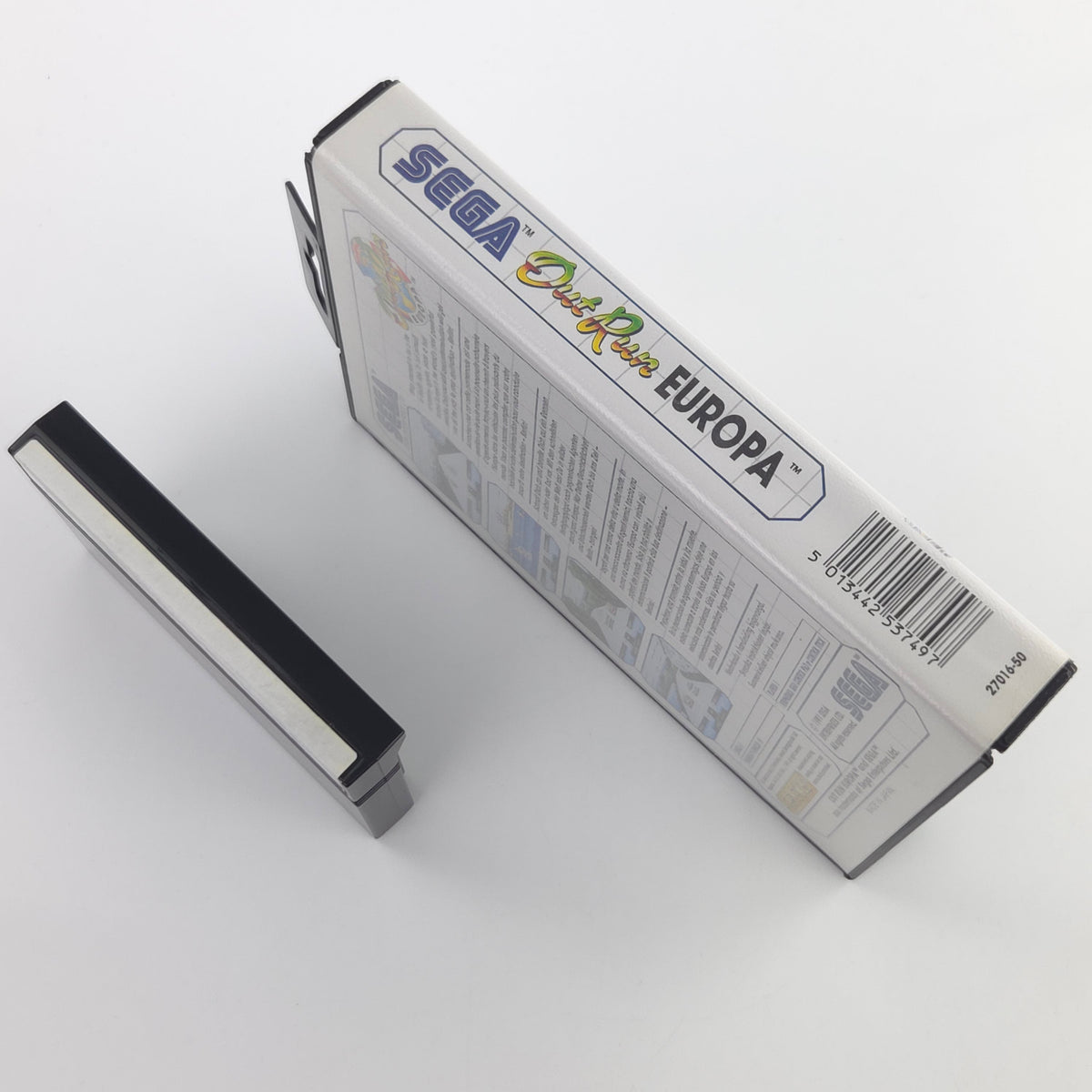 Sega Master System Spiel: Out Run Europa - Modul Anleitung OVP (PAL EUR)