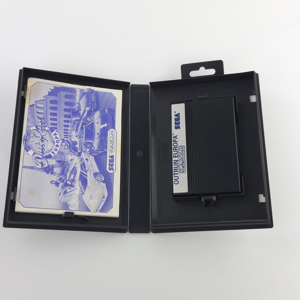 Sega Master System Spiel: Out Run Europa - Modul Anleitung OVP (PAL EUR)