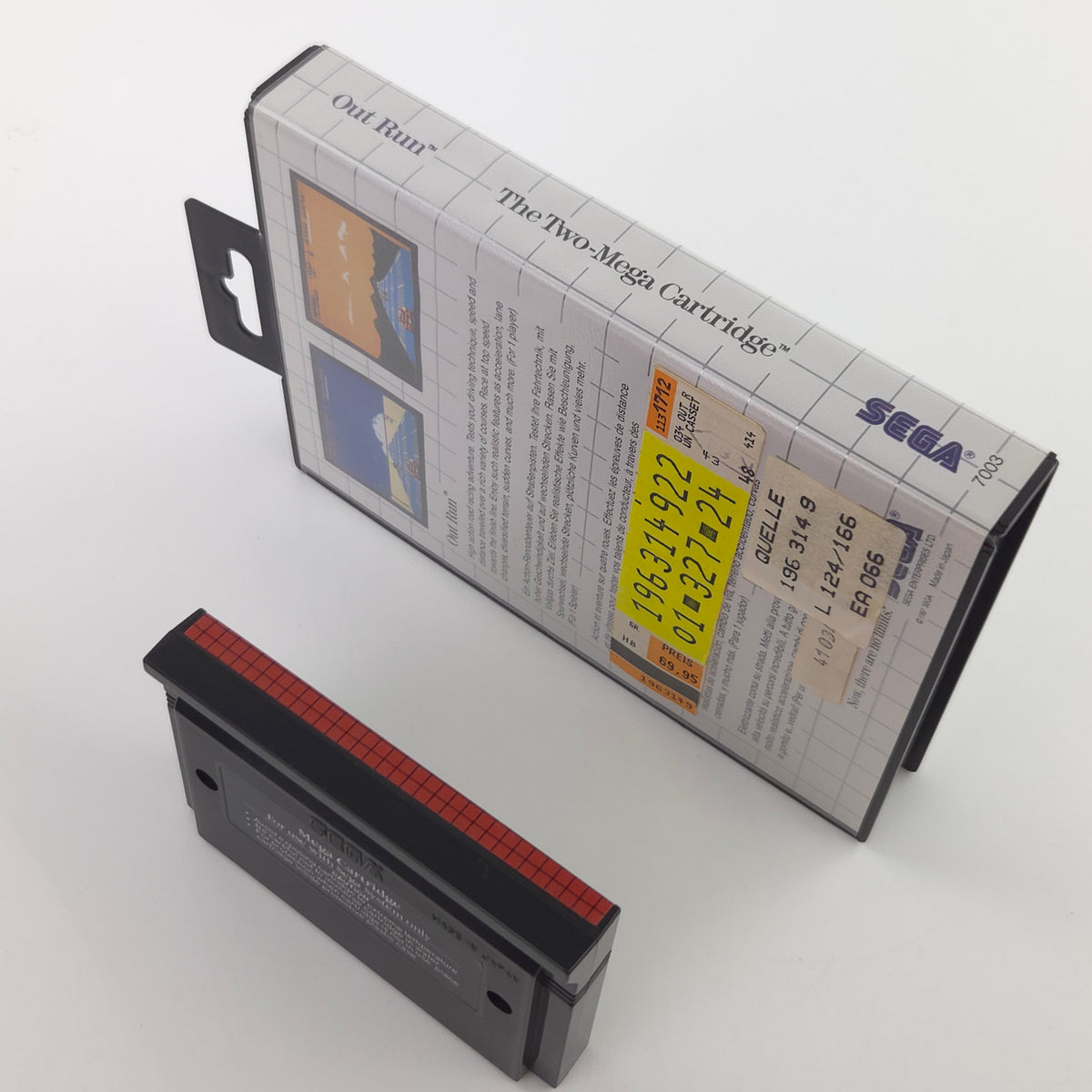 Sega Master System Spiel Out Run MS Modul OVP PAL EUR