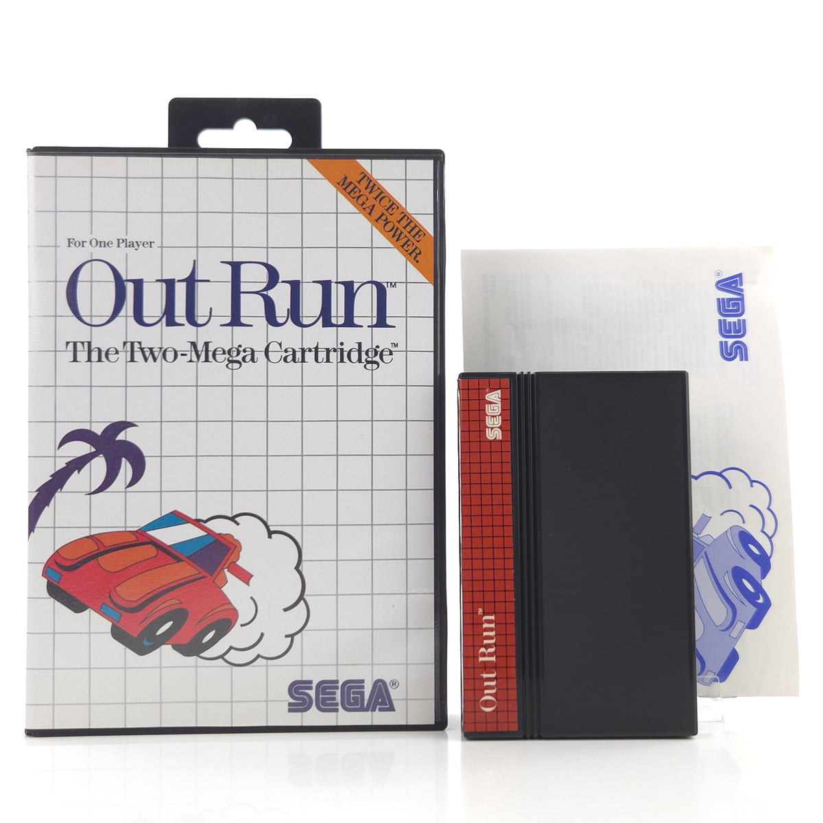 Sega Master System Spiel Out Run MS Modul OVP PAL EUR