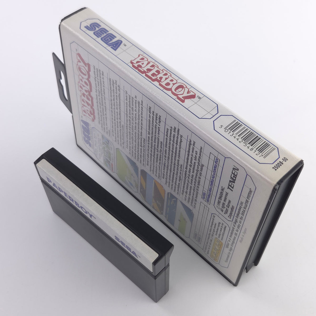 Sega Master System Spiel Paperboy Modul Anleitung OVP PAL
