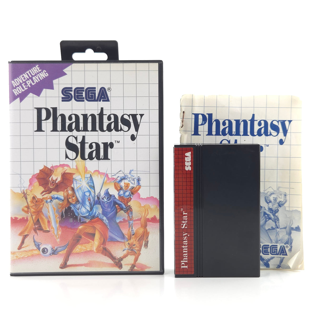 Master System Spiel Phantasy Star OVP PAL EN Modul