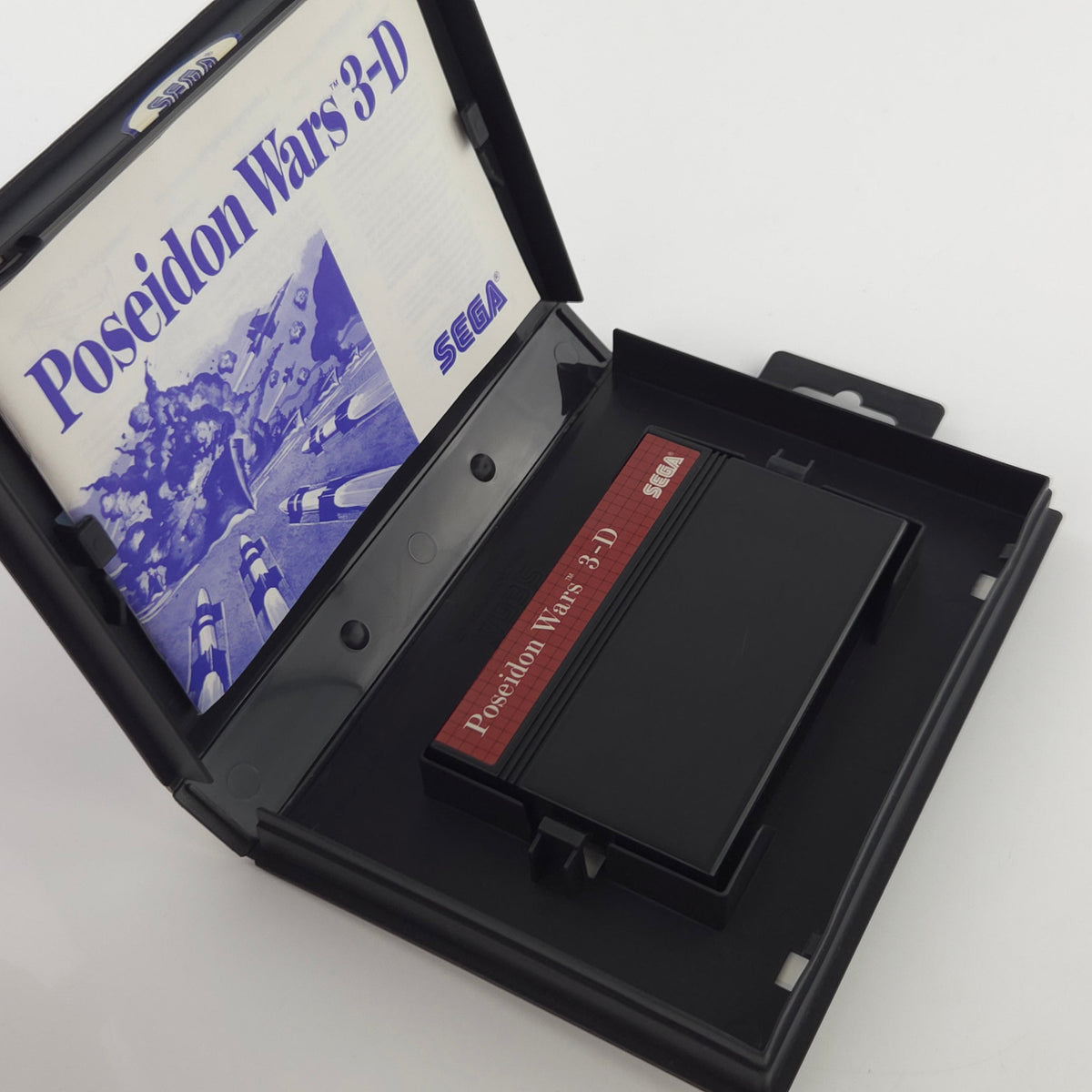 Sega Master System Spiel Poseidon Wars 3D OVP PAL EUR