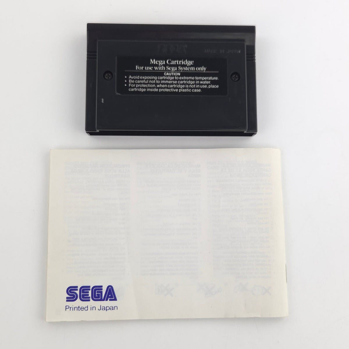 Sega Master System Spiel Slap Shot Ice Hockey OVP PAL