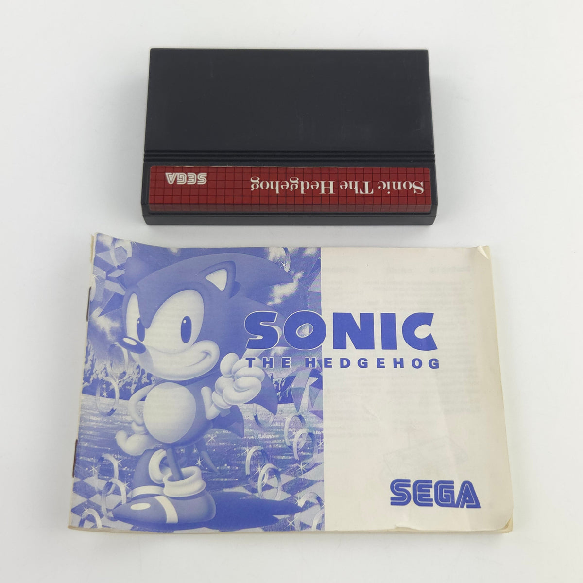 Master System Spiel Sonic The Hedgehog MS OVP CIB PAL Action