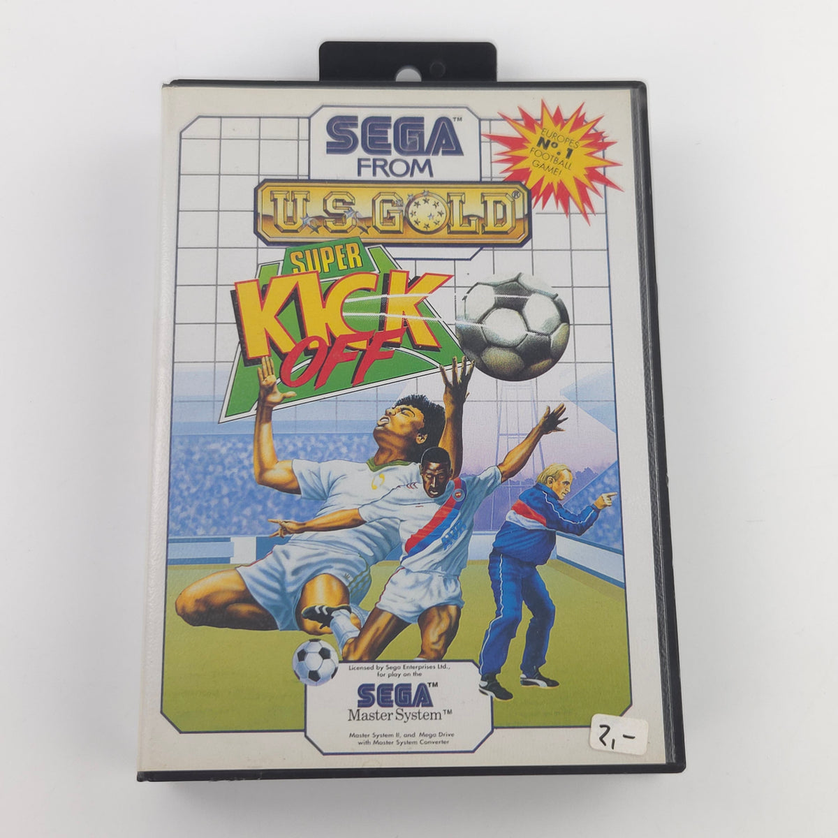 Sega Master System Spiel Super Kick Off OVP PAL EUR
