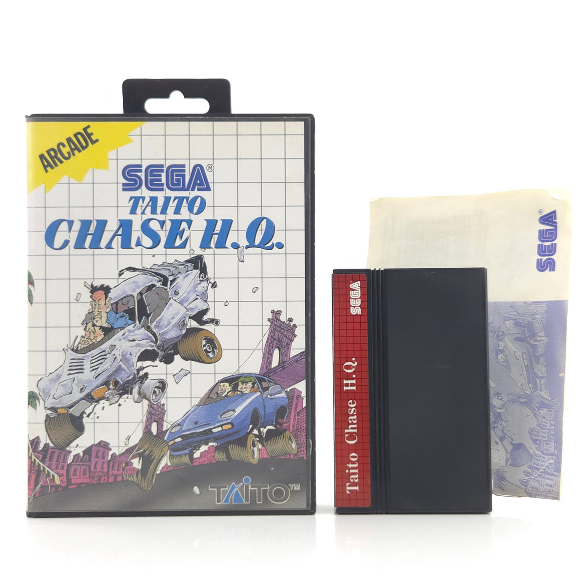 Master System Spiel Chase H.Q. MS OVP CIB PAL EUR Modul