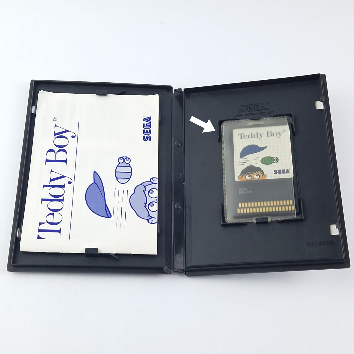 Sega Master System Spiel: Teddy Boy The Sega Card - OVP Anleitung Cartridge