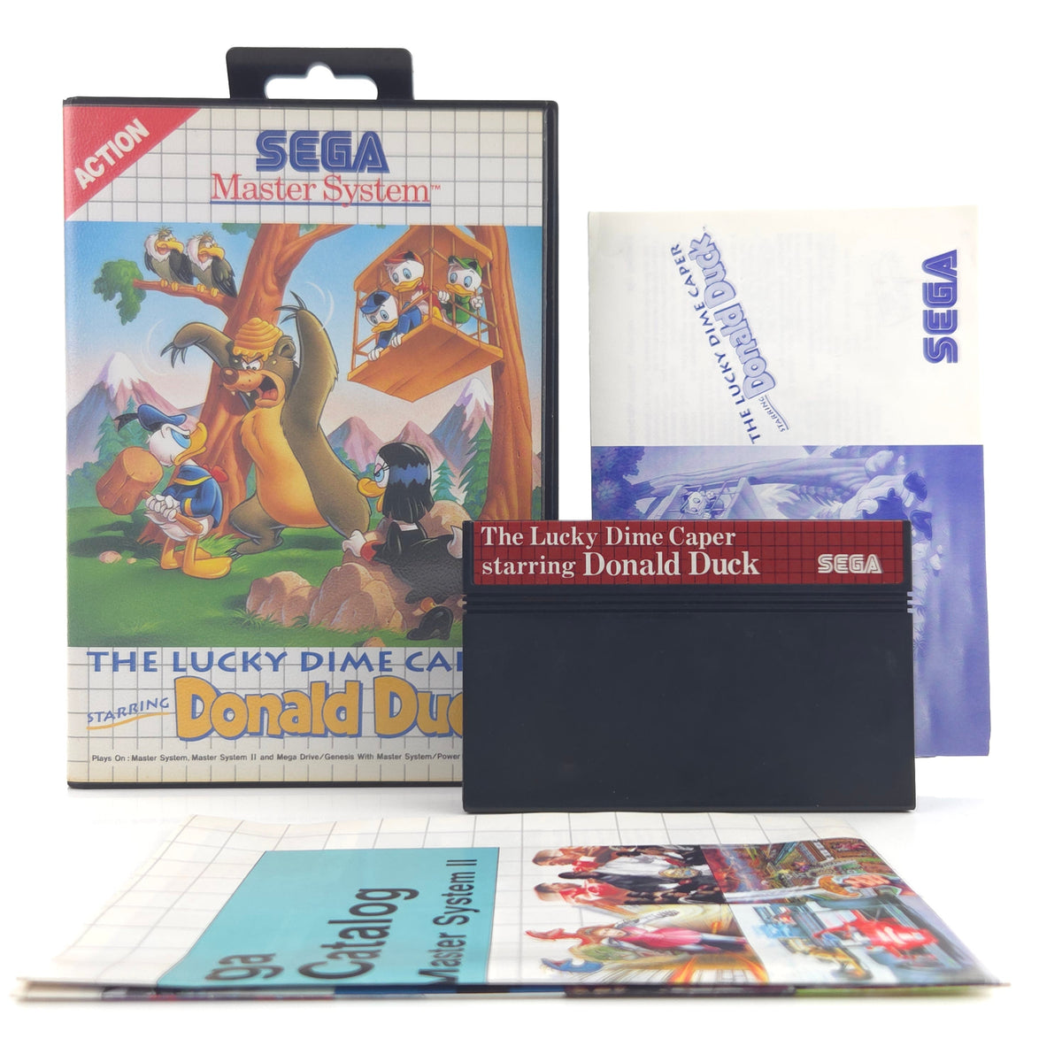 Sega Master System Spiel The Lucky Dime Caper PAL EUR