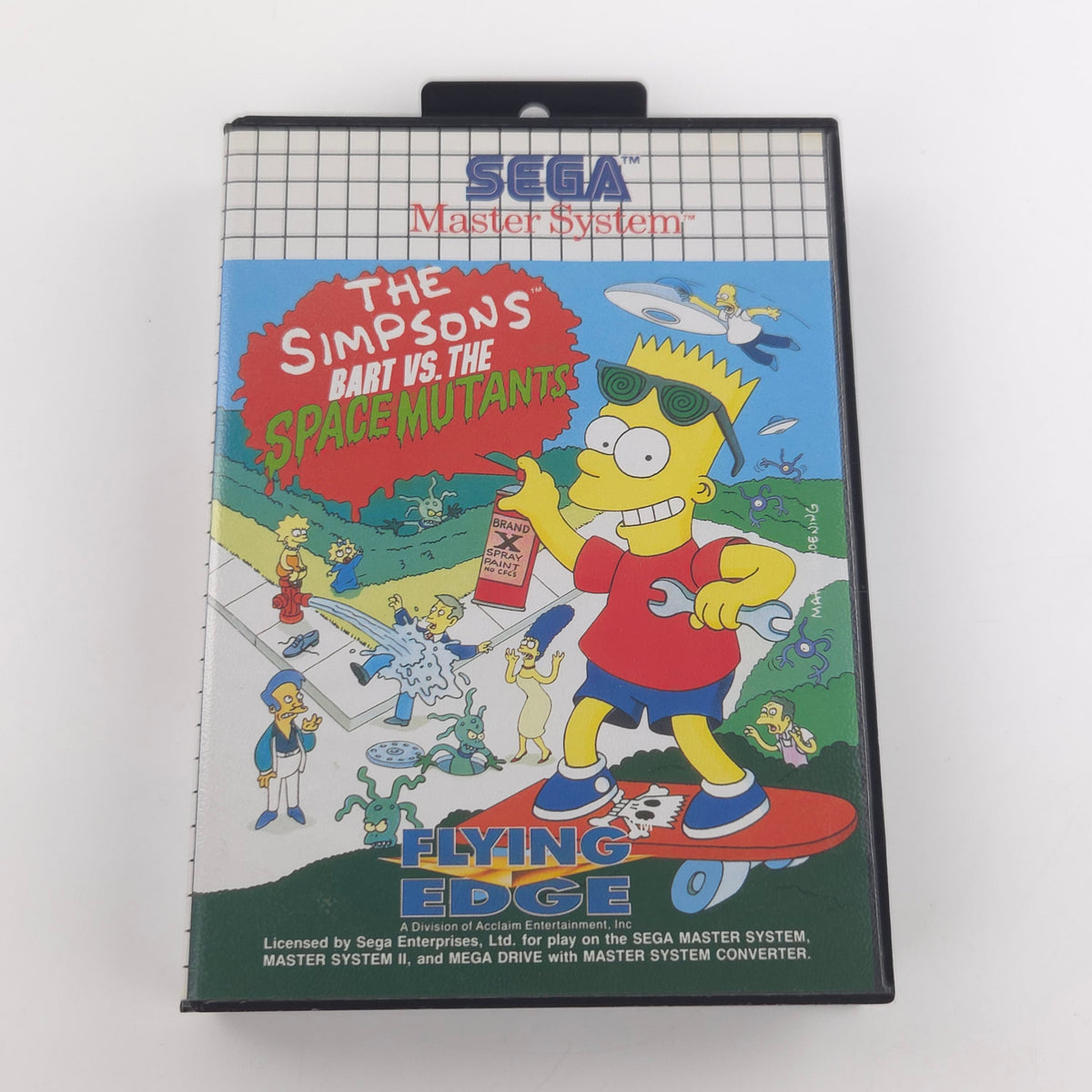 Sega Master System Spiel Bart VS. Space Mutants PAL