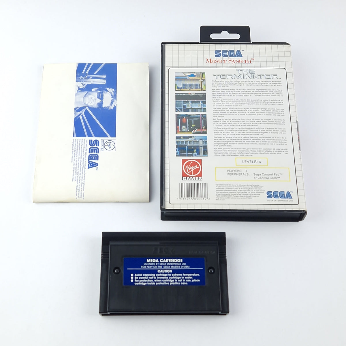 Sega Master System Spiel – The Terminator OVP PAL