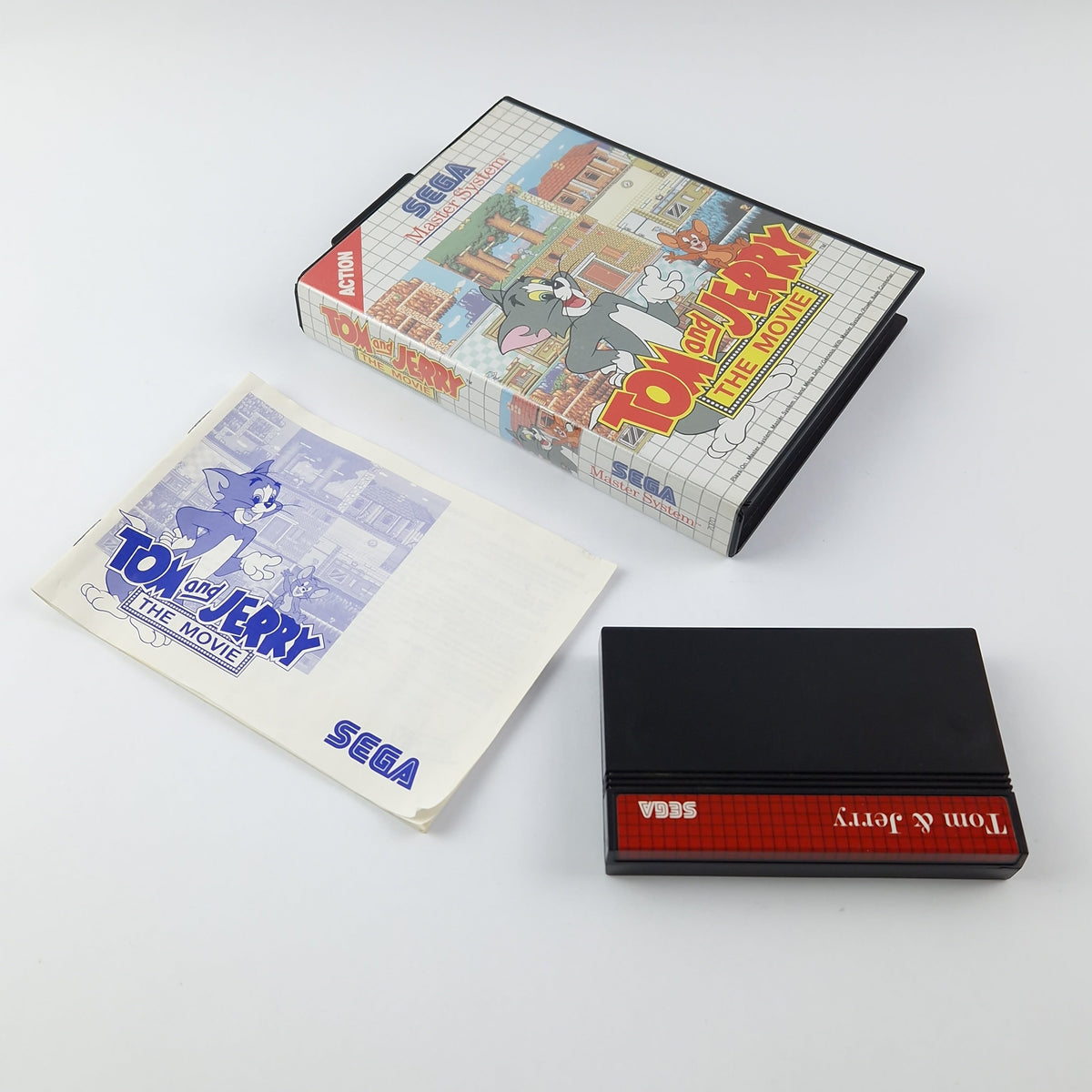 Sega Master System Spiel – Tom & Jerry OVP PAL sehr gut