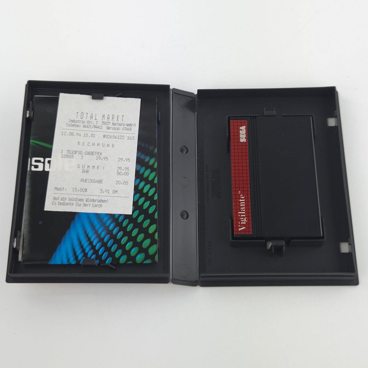 Sega Master System Spiel Vigilante MS OVP CIB PAL Arcade