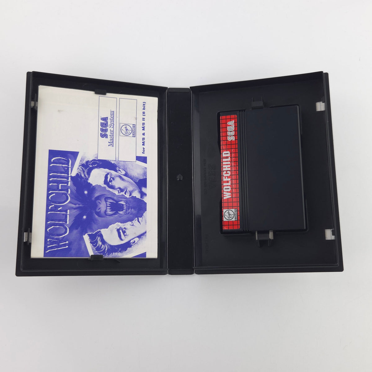 Sega Master System Spiel Wolfchild Modul Anleitung OVP PAL