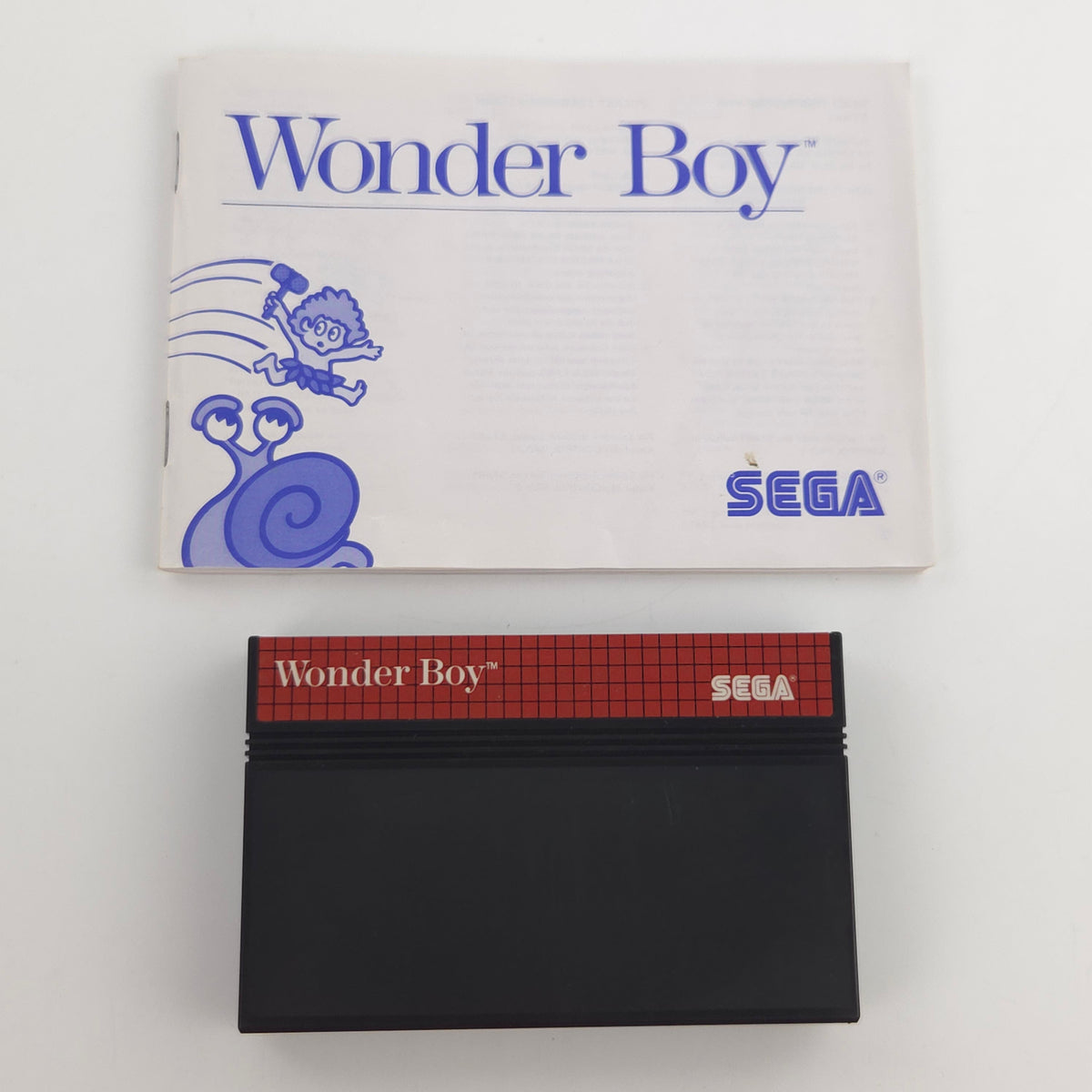 Sega Master System Spiel Wonder Boy MS Modul OVP PAL EUR