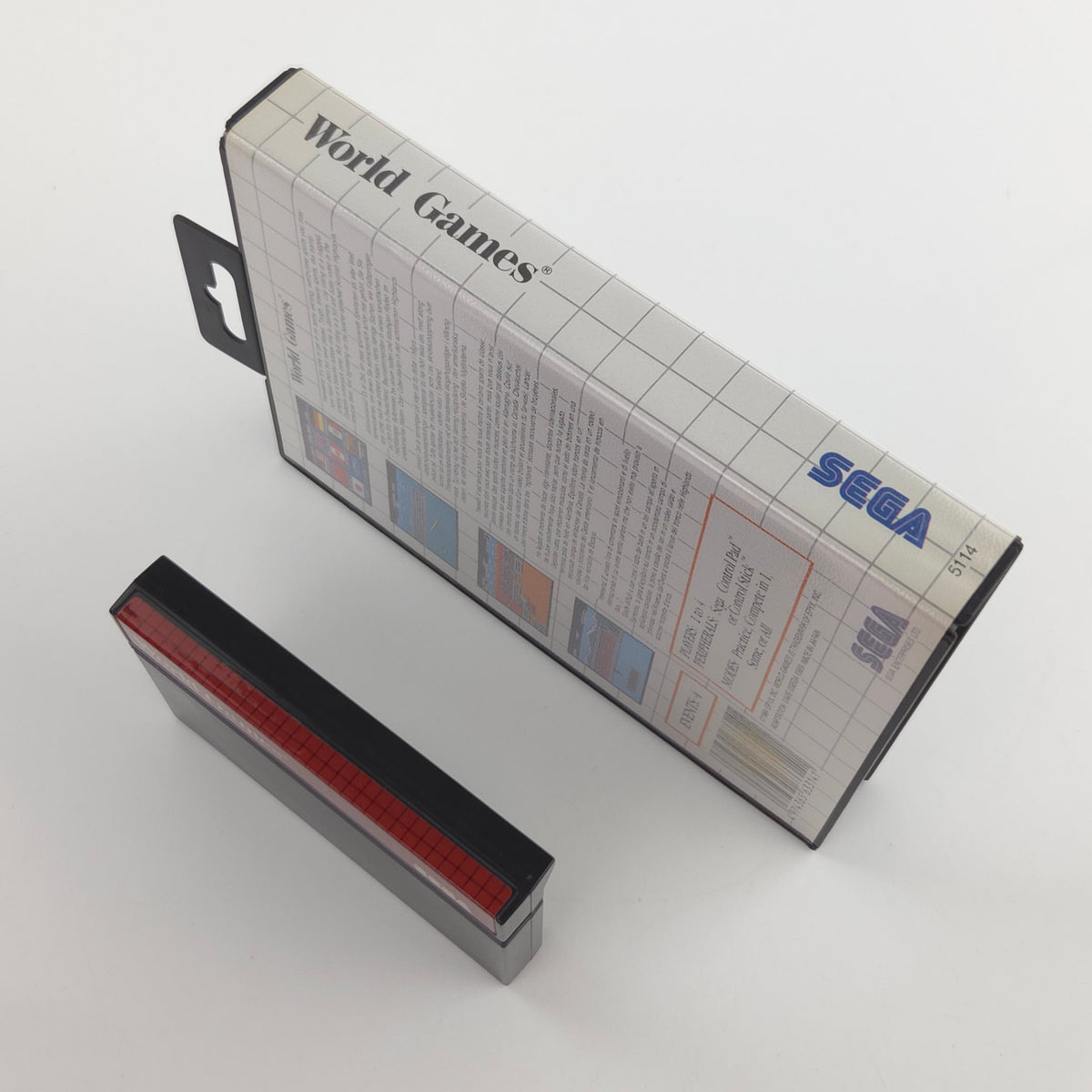 Sega Master System Spiel World Games MS Modul OVP PAL