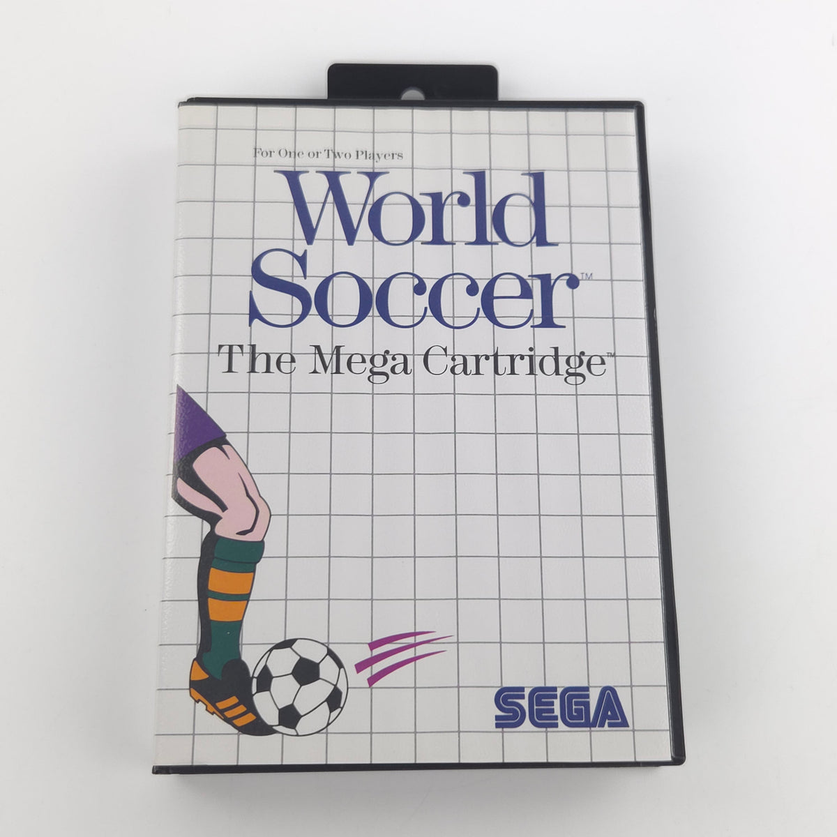 Sega Master System Spiel World Soccer Modul Anleitung OVP