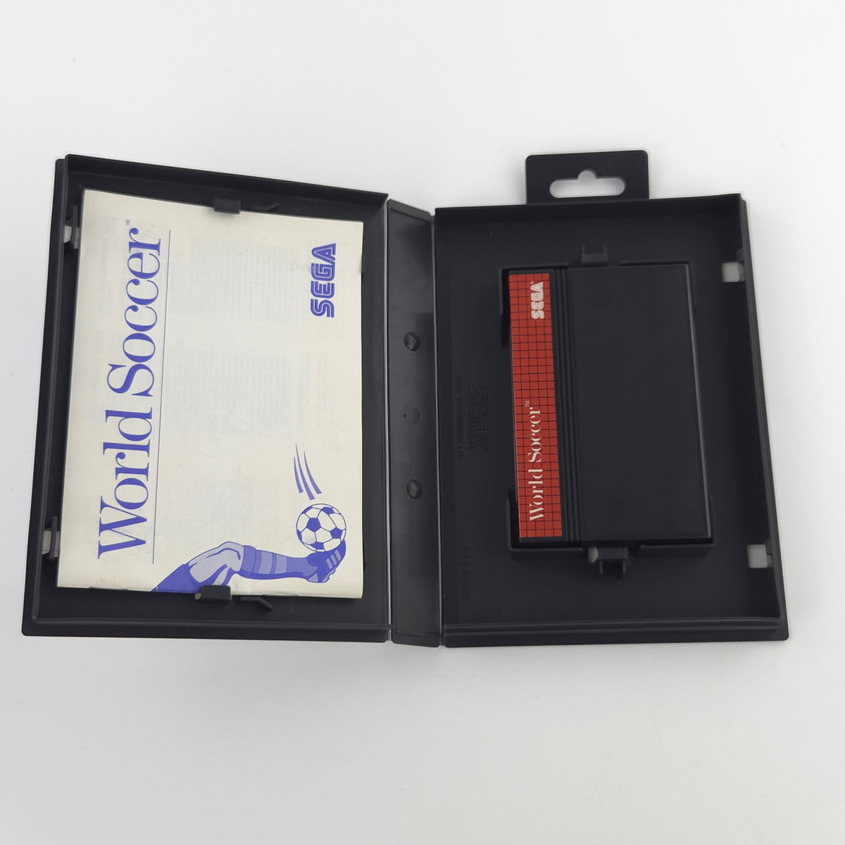 Sega Master System Spiel World Soccer Modul Anleitung OVP