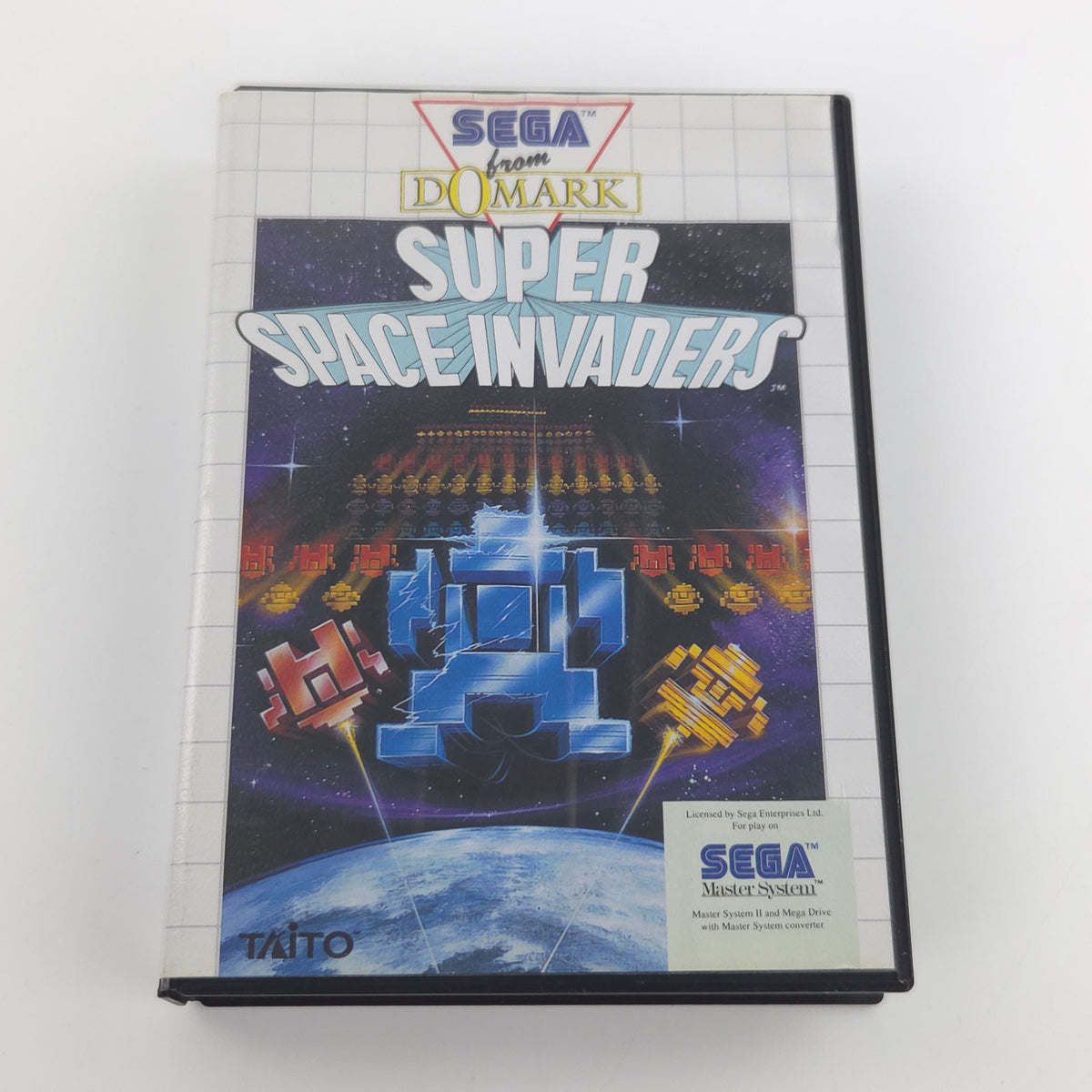 Sega Master System Spiel Super Space Invaders OVP PAL