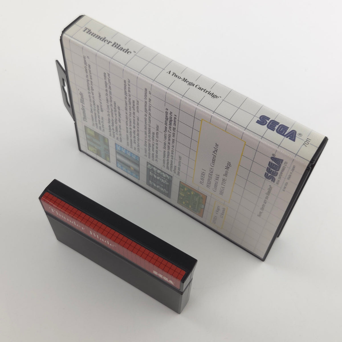 Sega Master System Spiel Thunder Blade MS OVP PAL EUR
