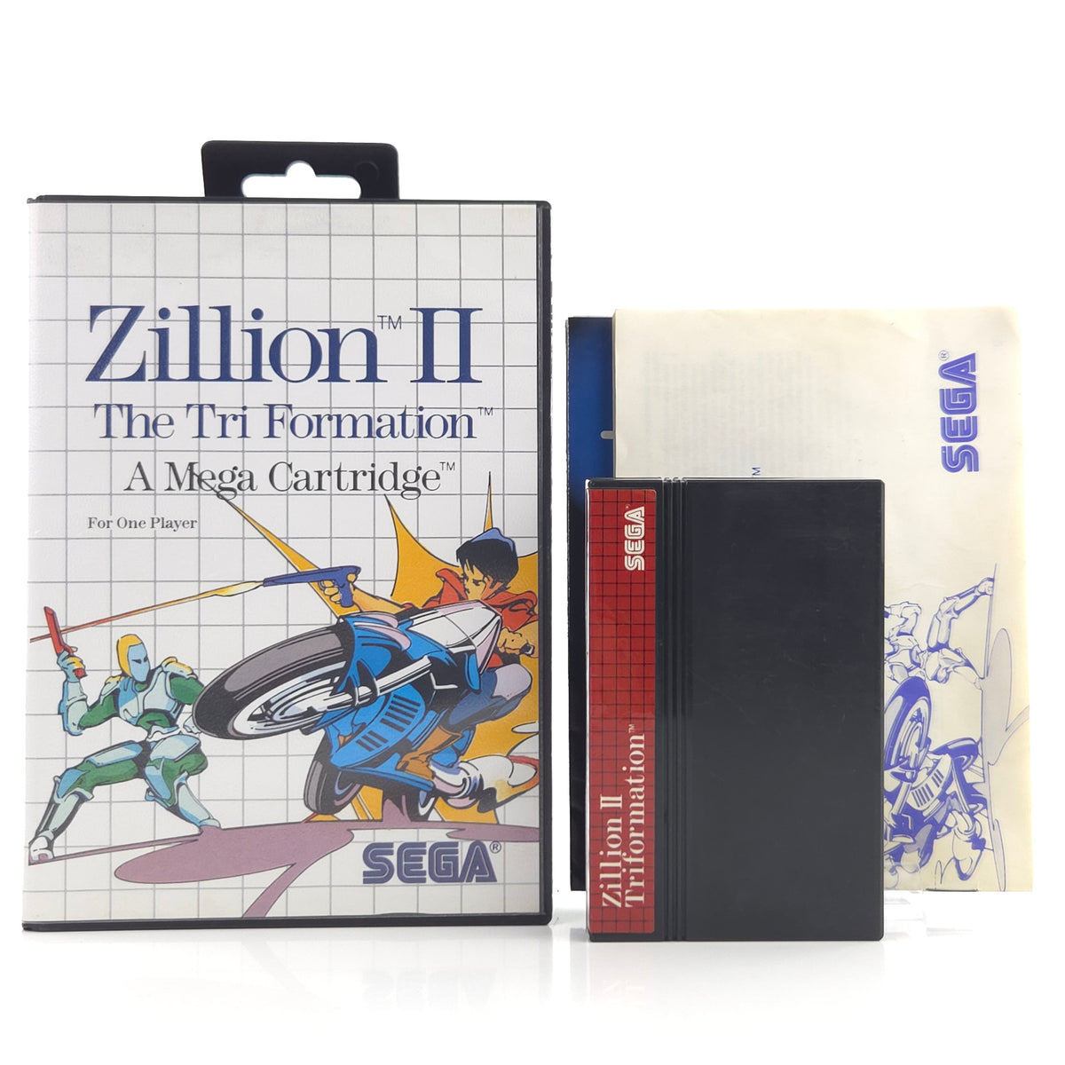 Sega Master System Spiel Zillion II Tri Formation OVP