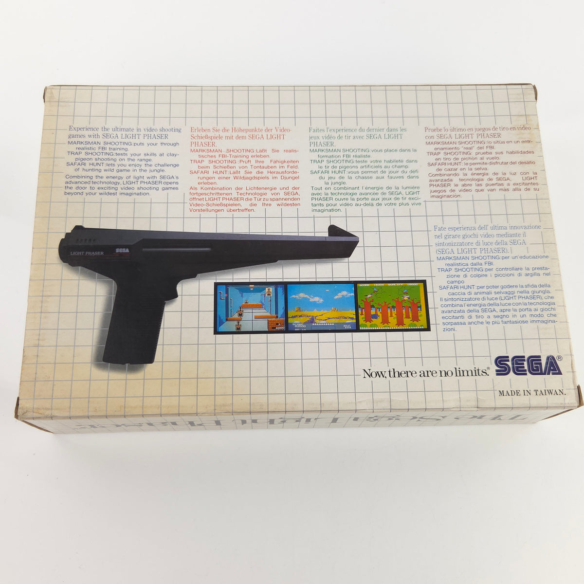 Sega Master System Zubehör Sega Light Phaser OVP Spiel