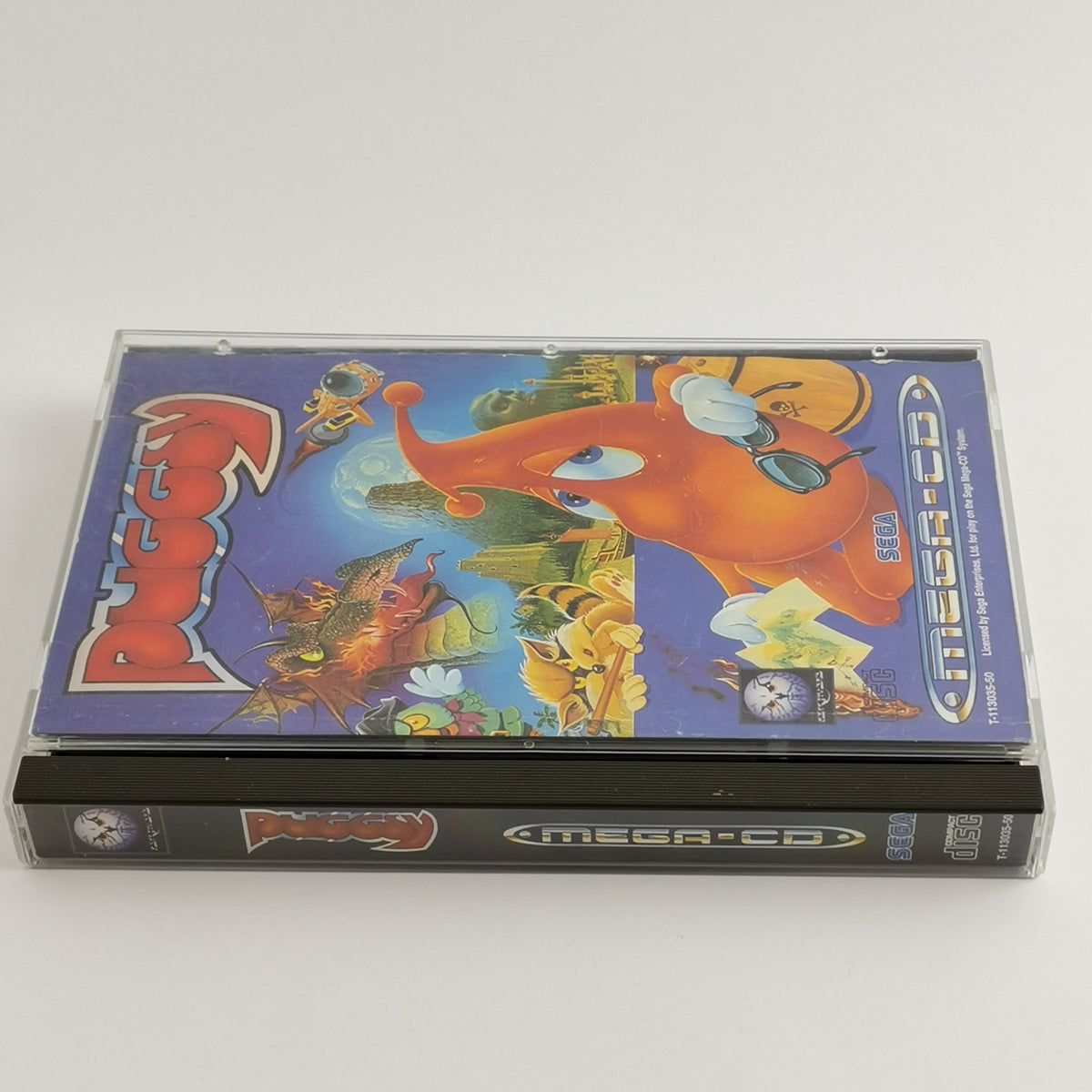 Sega Mega-CD Spiel – Puggsy OVP Anleitung PAL UK Version