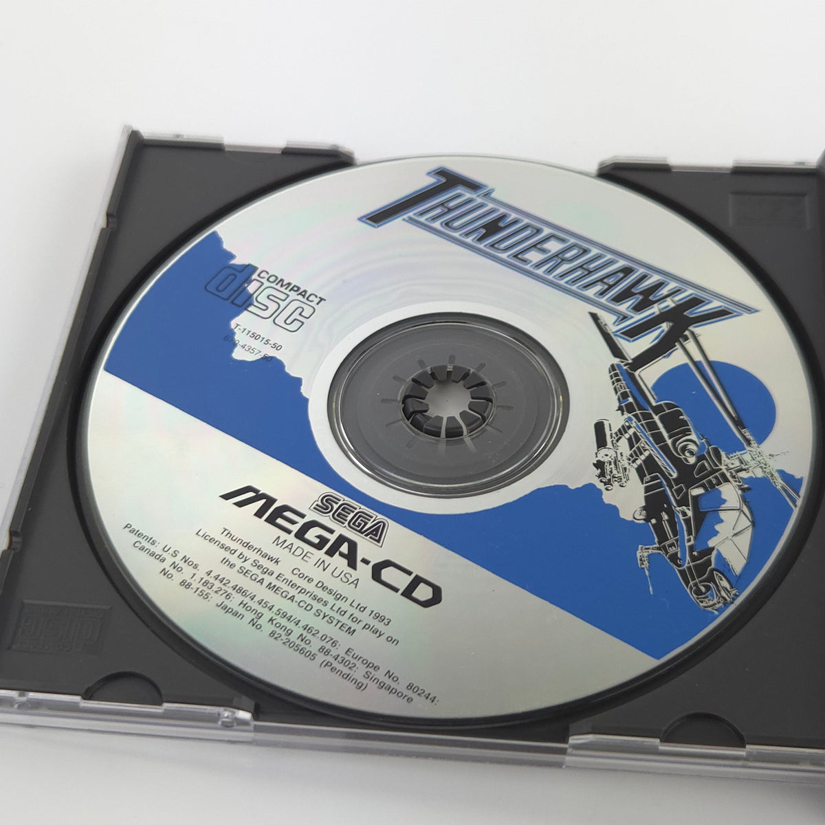 Sega Mega CD Spiel Thunderhawk MCD OVP PAL Core Design