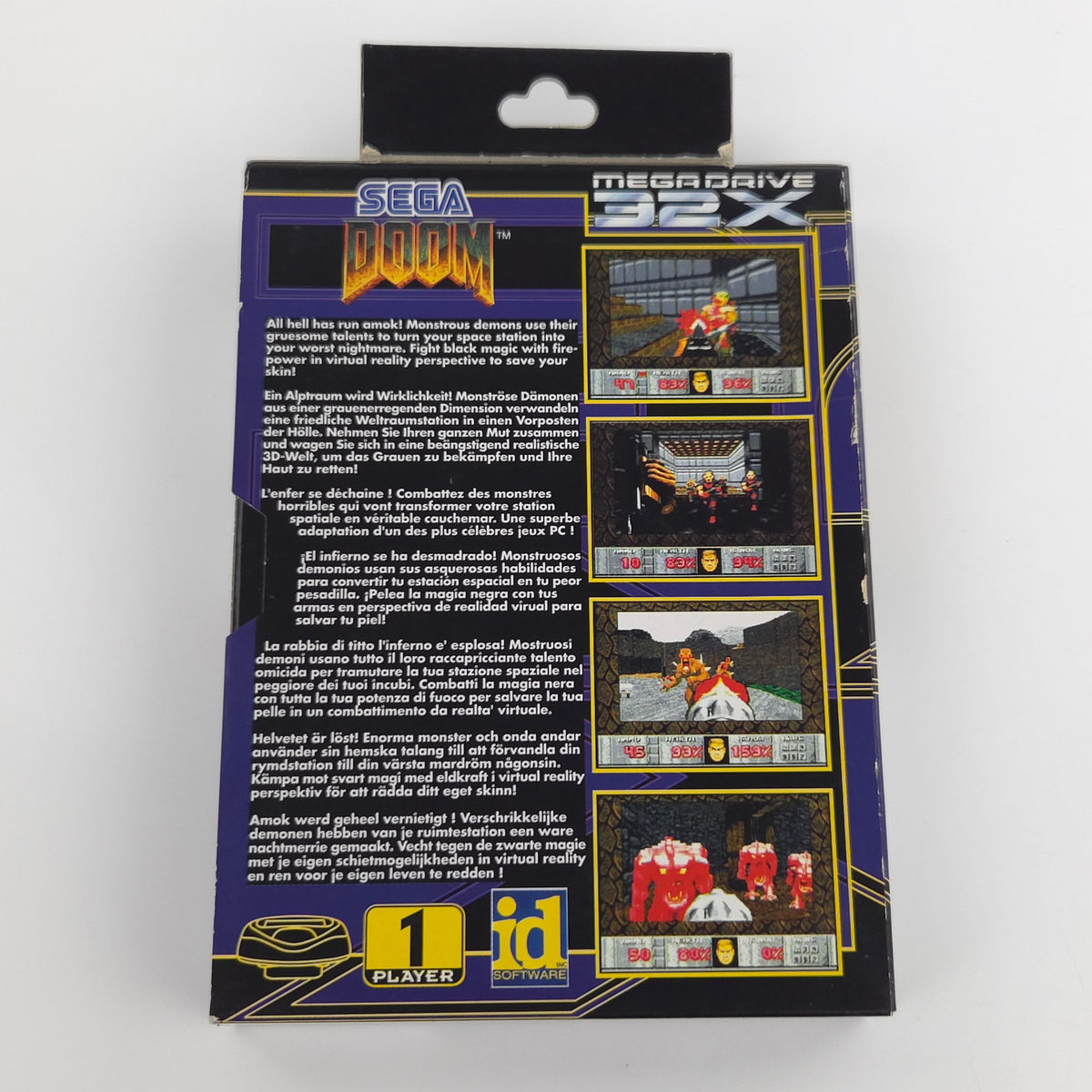 Sega Mega Drive 32X Spiel Doom MD 32BIT OVP PAL EUR