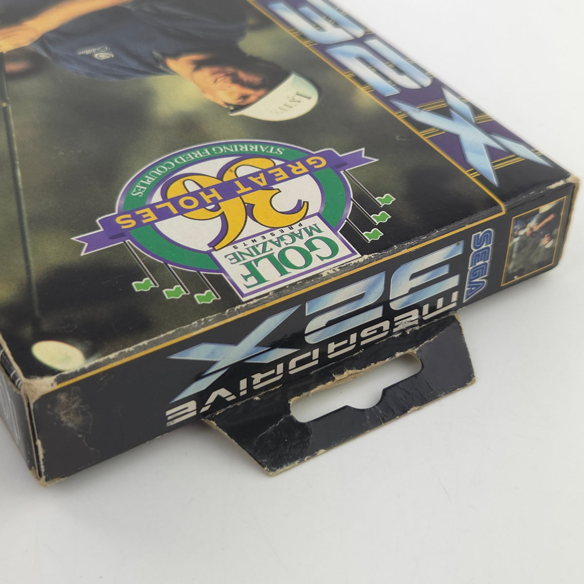 Sega Mega Drive 32X Spiel 36 Great Holes Golf MD OVP PAL