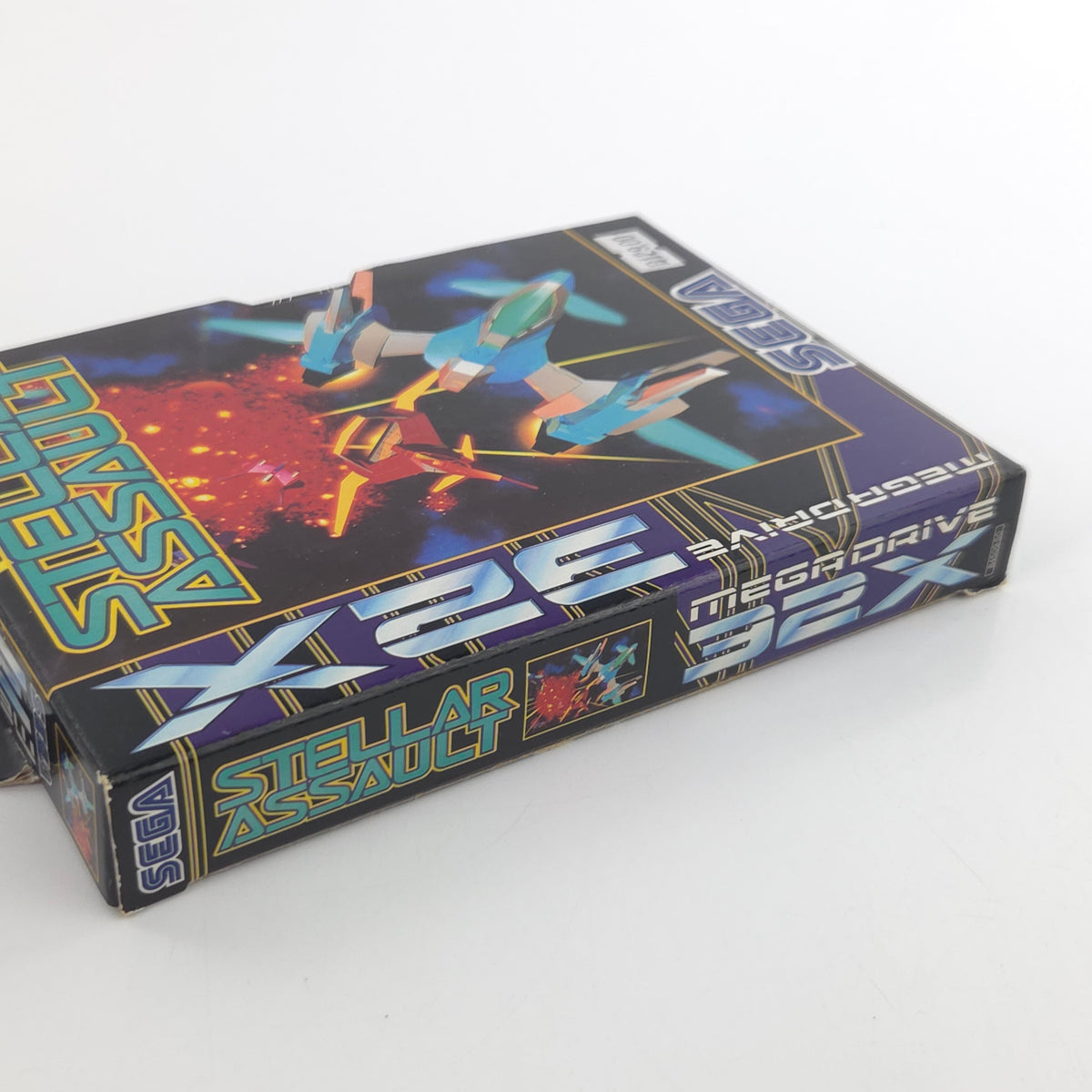 Sega Mega Drive 32X Spiel Stellar Assault MD OVP PAL EUR