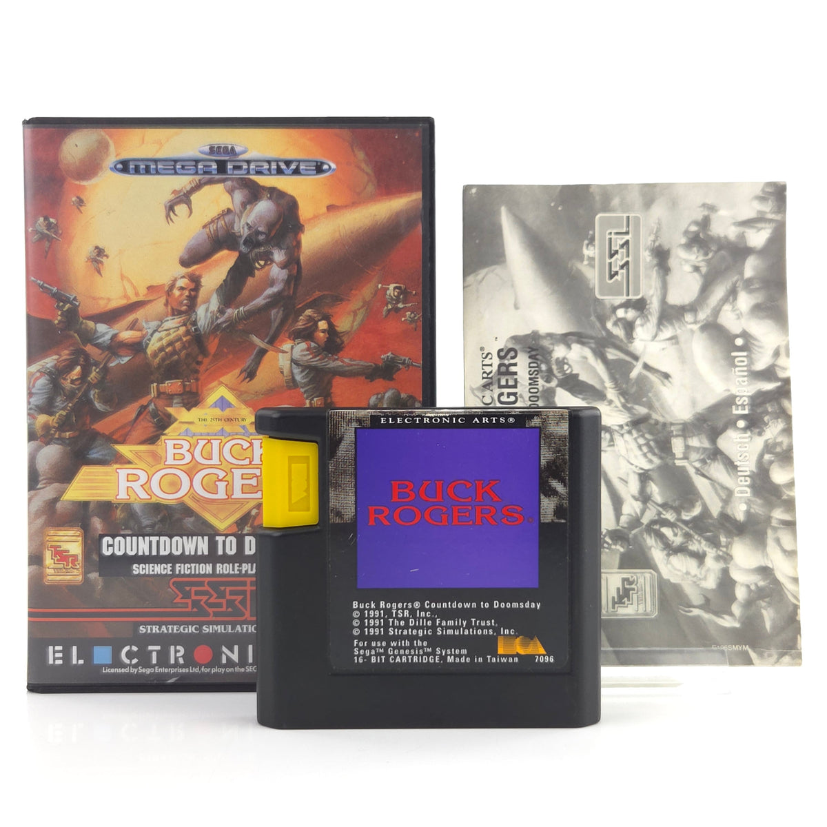 Mega Drive Spiel Buck Rogers Countdown Doomsday OVP PAL