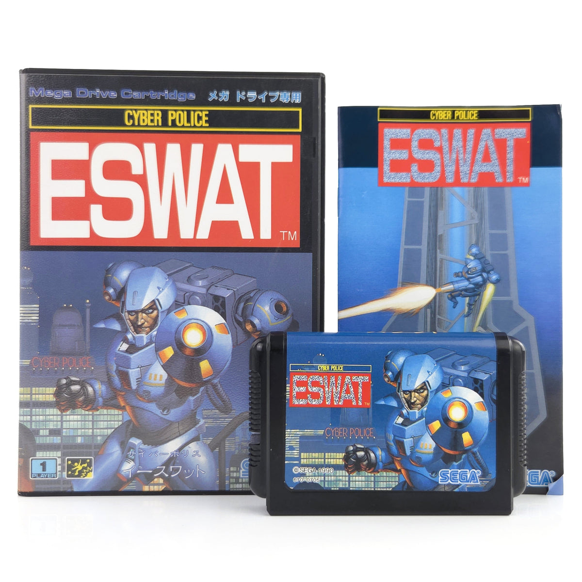 Sega Mega Drive Spiel Cyber Police ESWAT NTSC-J OVP MD