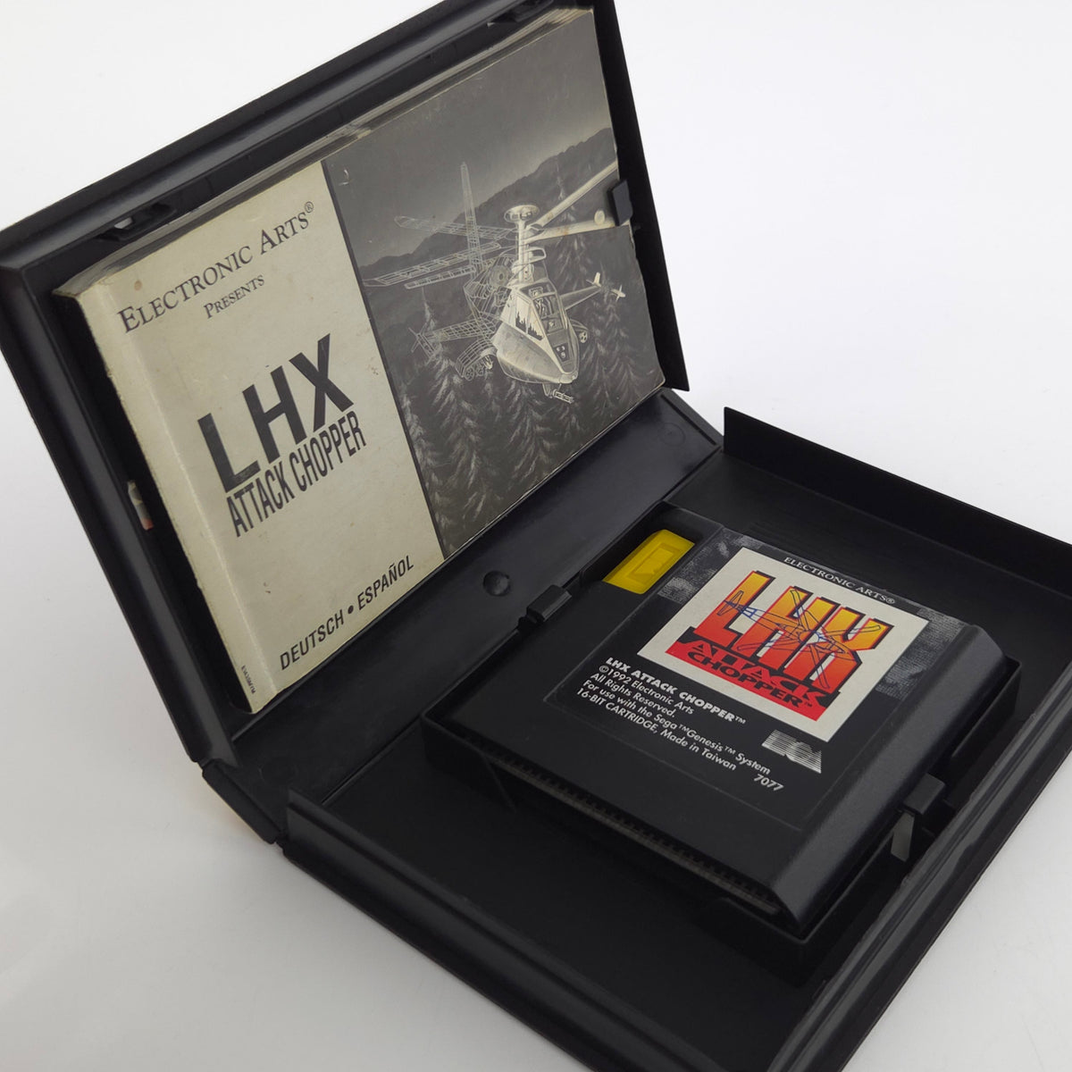 Sega Mega Drive: EA Air Force LHX Attack Chopper - Modul Anleitung OVP (PAL EUR)